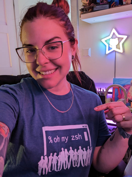 OhMyZsh logo shirt
