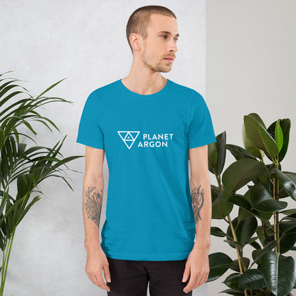 Planet Argon horizontal logo t-shirt