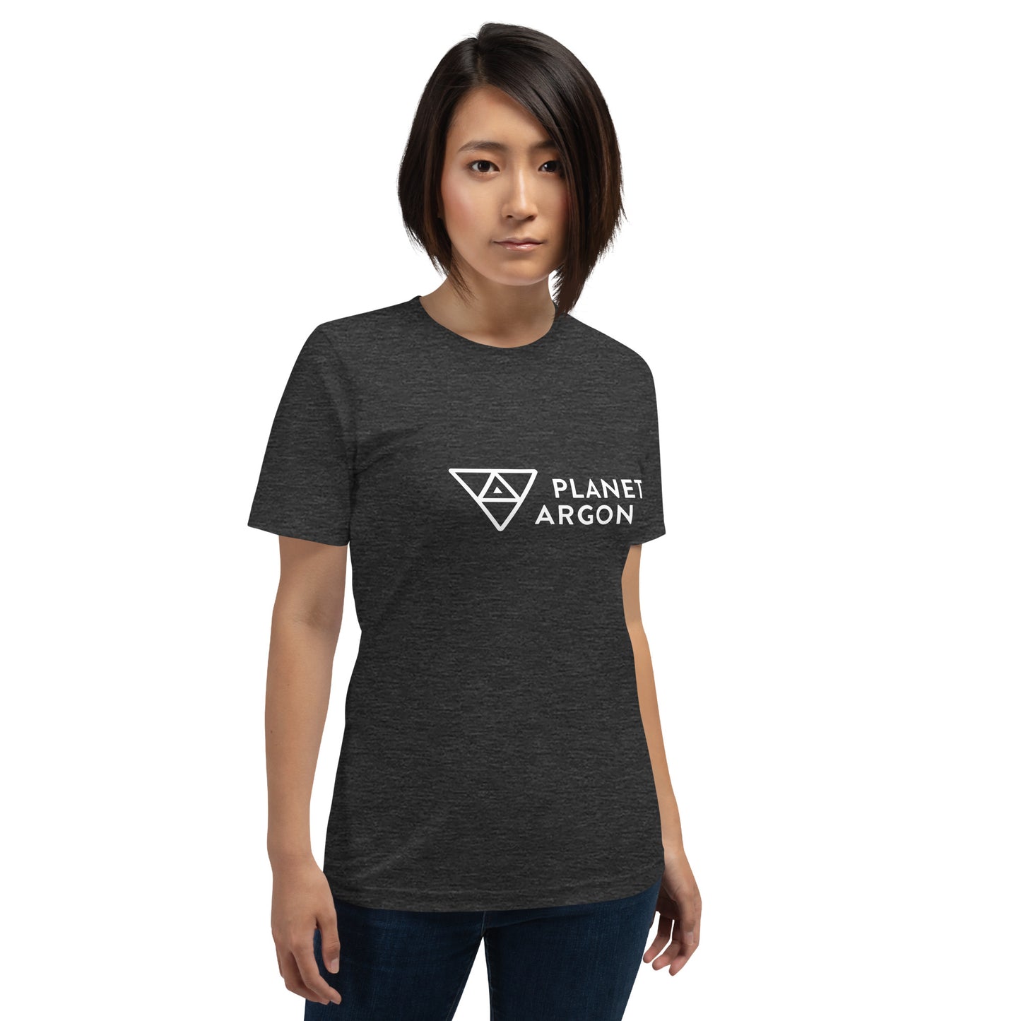 Planet Argon horizontal logo t-shirt