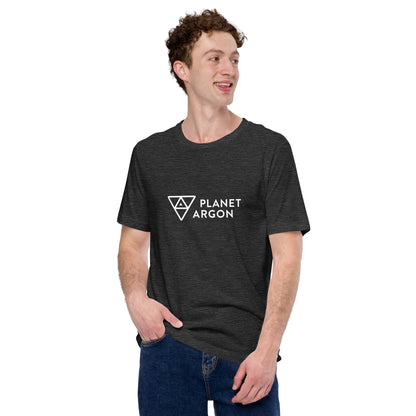 Planet Argon horizontal logo t-shirt