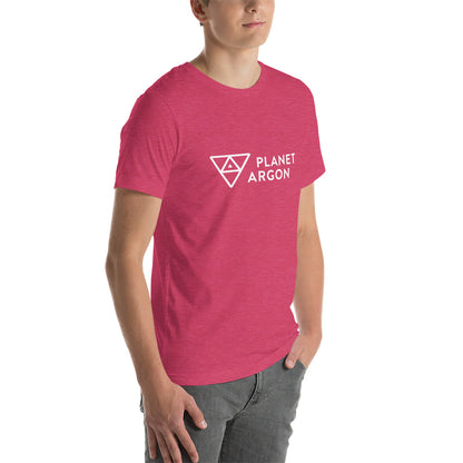 Planet Argon horizontal logo t-shirt