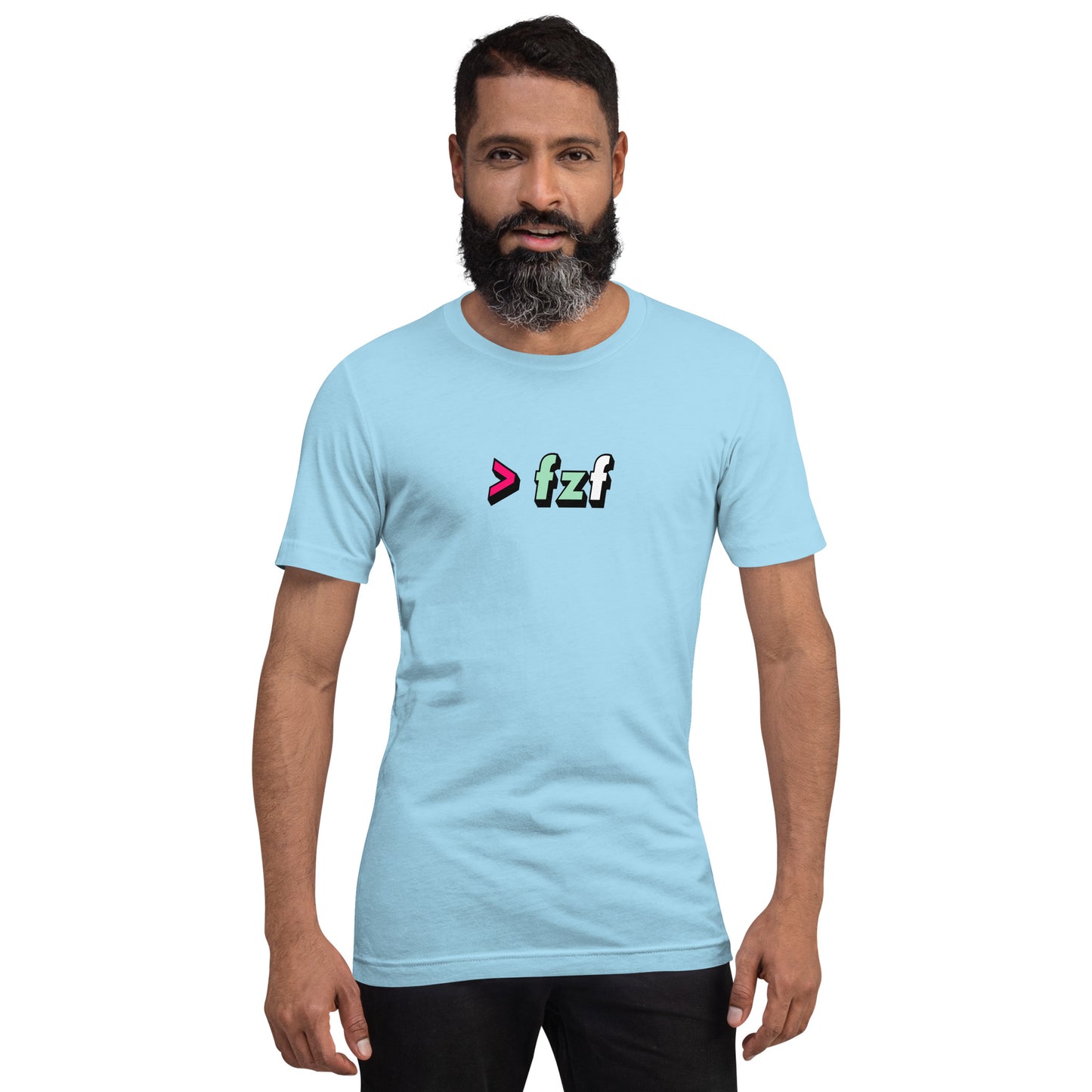 fzf Minimalist Logo T-Shirt