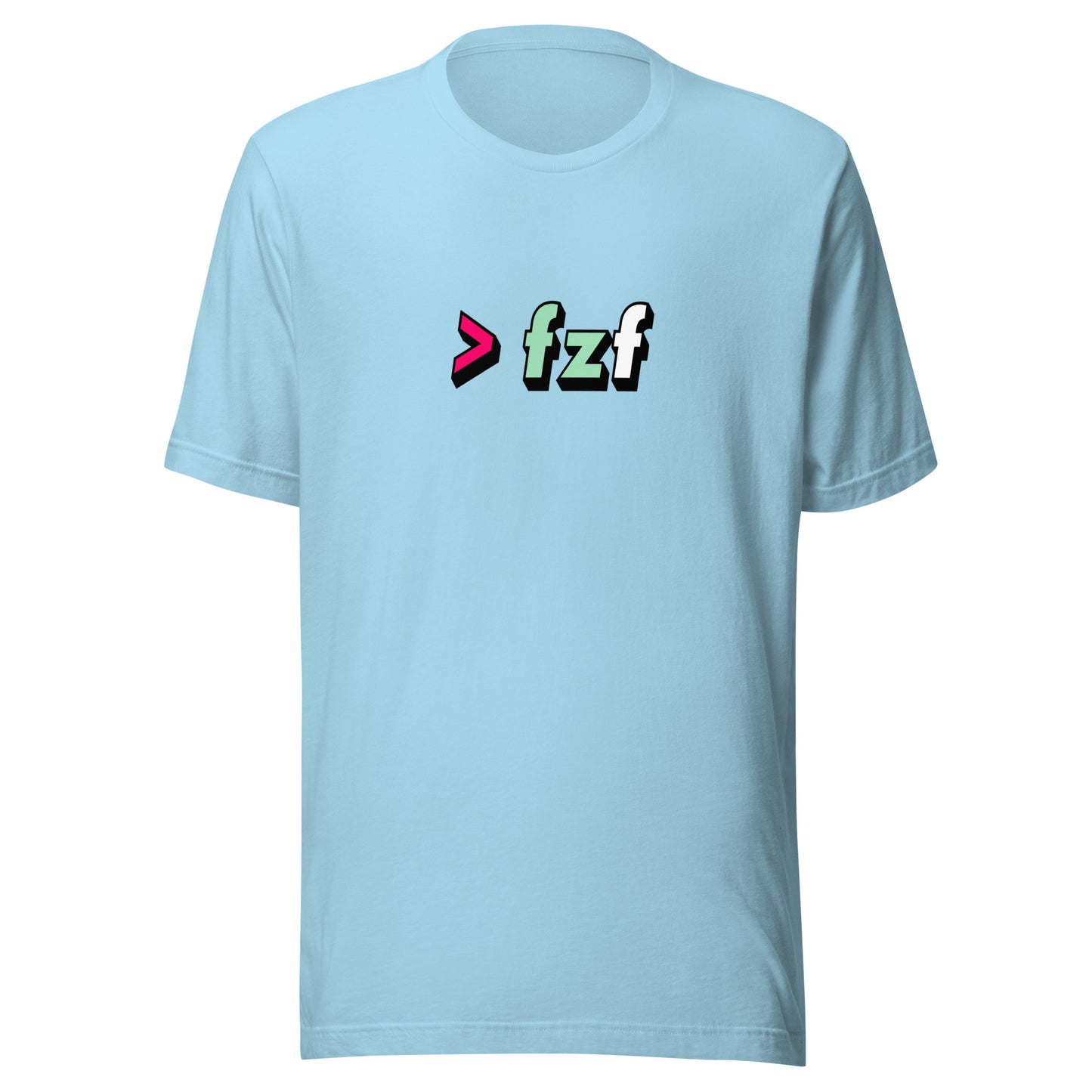 fzf Minimalist Logo T-Shirt