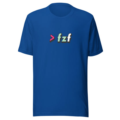 fzf Minimalist Logo T-Shirt