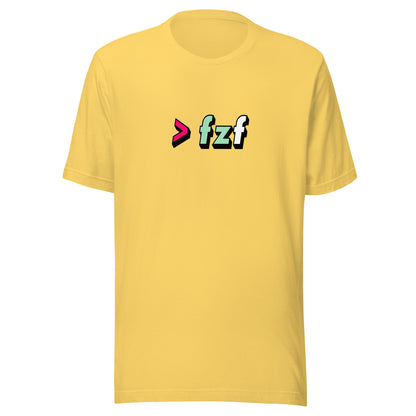 fzf Minimalist Logo T-Shirt