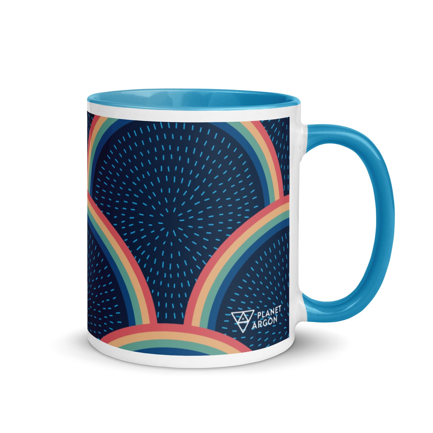 Planet Argon spring showers mug